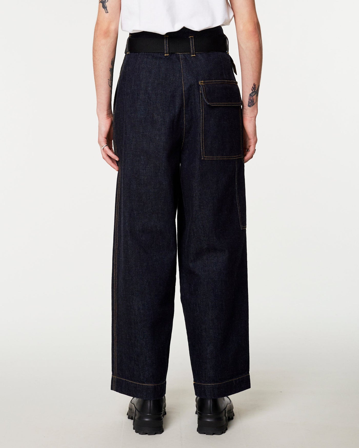 G.o.D British Worker pants Organic Selvedge Denim Blue