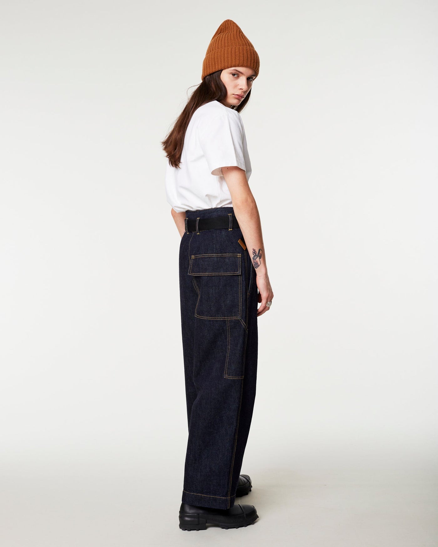 G.o.D British Worker pants Organic Selvedge Denim Blue