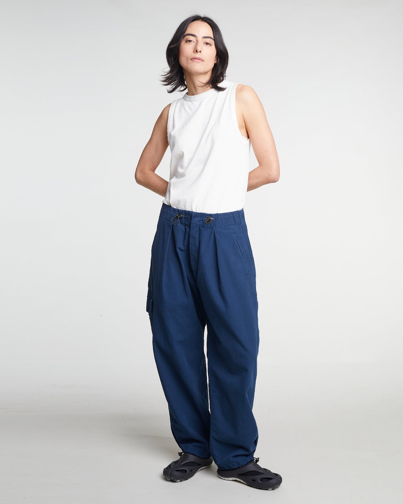 G.o.D Desert Pants Mountain Cotton Navy