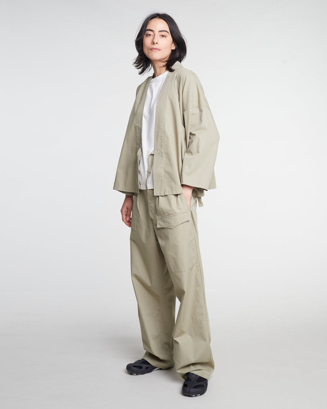 GoD ゲリラパンツ リップストップ シルバーグリーン