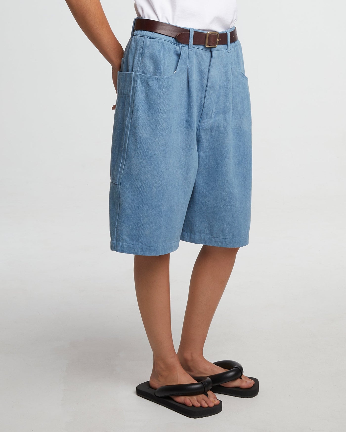 G.o.D Bermuda Acid Denim Blue