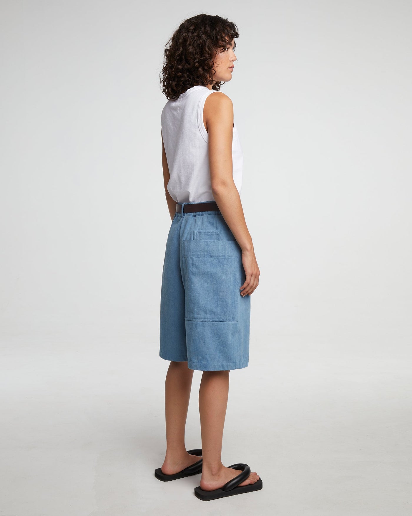G.o.D Bermuda Acid Denim Blue