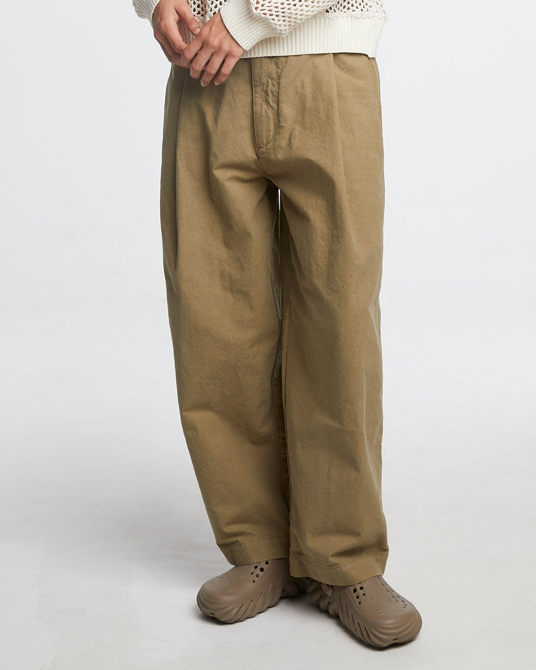 G.o.D British Worker Pants Cotton Linen Elmwood