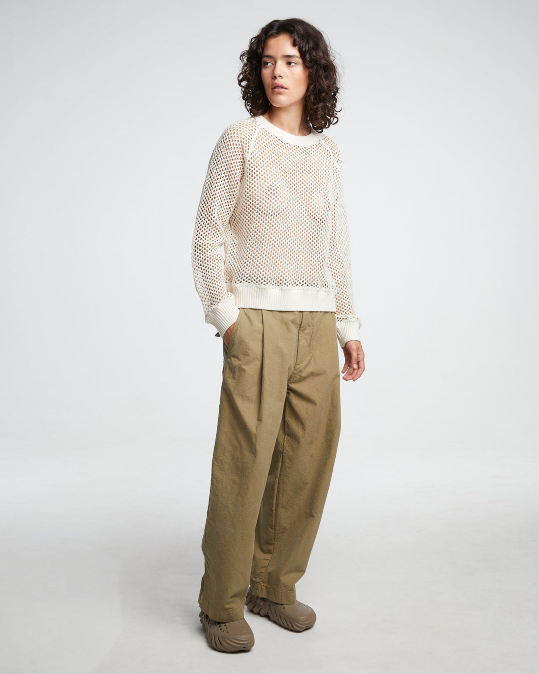 G.o.D British Worker Pants Cotton Linen Elmwood