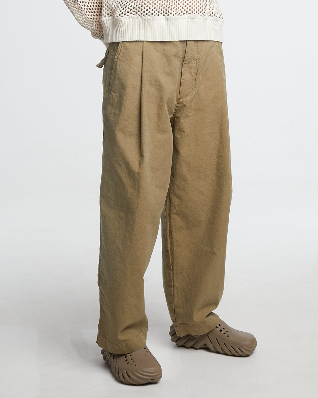G.o.D British Worker Pants Cotton Linen Elmwood