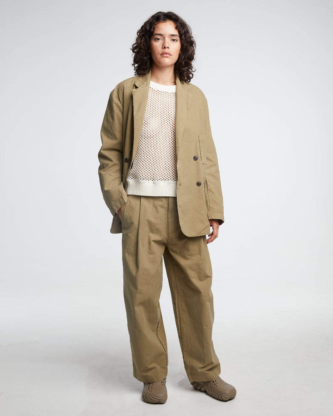 G.o.D British Worker Pants Cotton Linen Elmwood