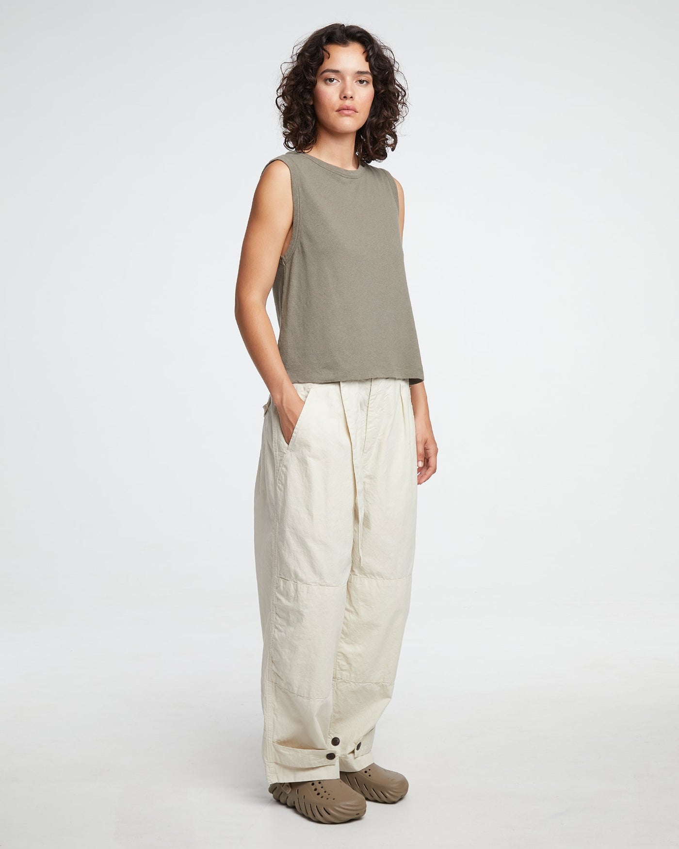 G.o.D Field Chino Cotton Linen Wheat