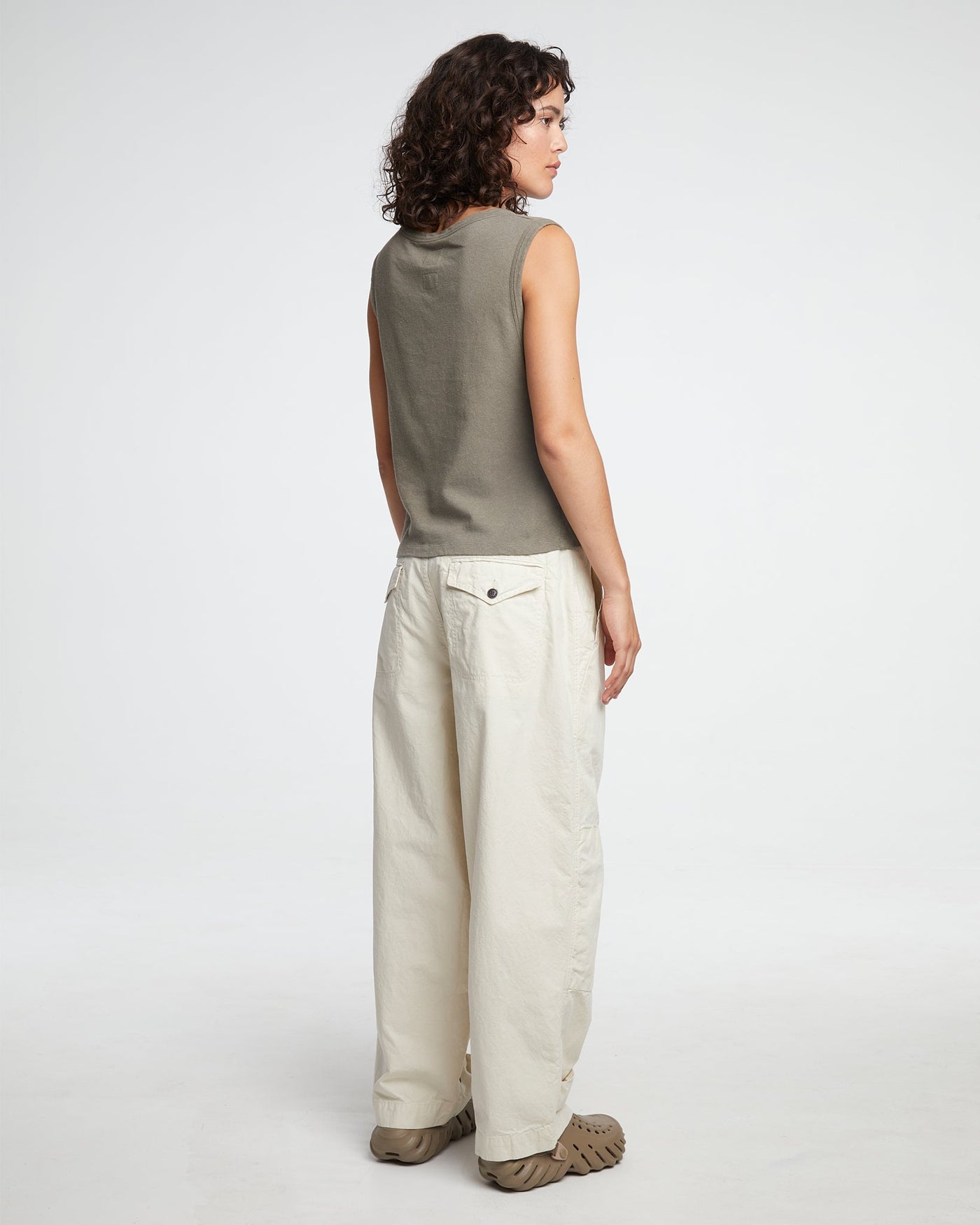 G.o.D Field Chino Cotton Linen Wheat