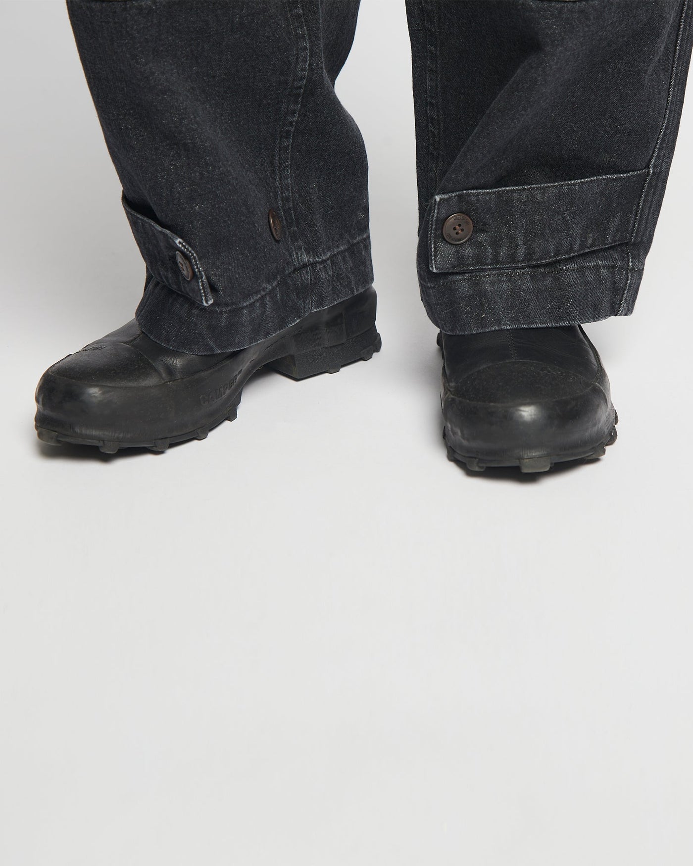 G.o.D Field Chino Black Denim Stone Washed
