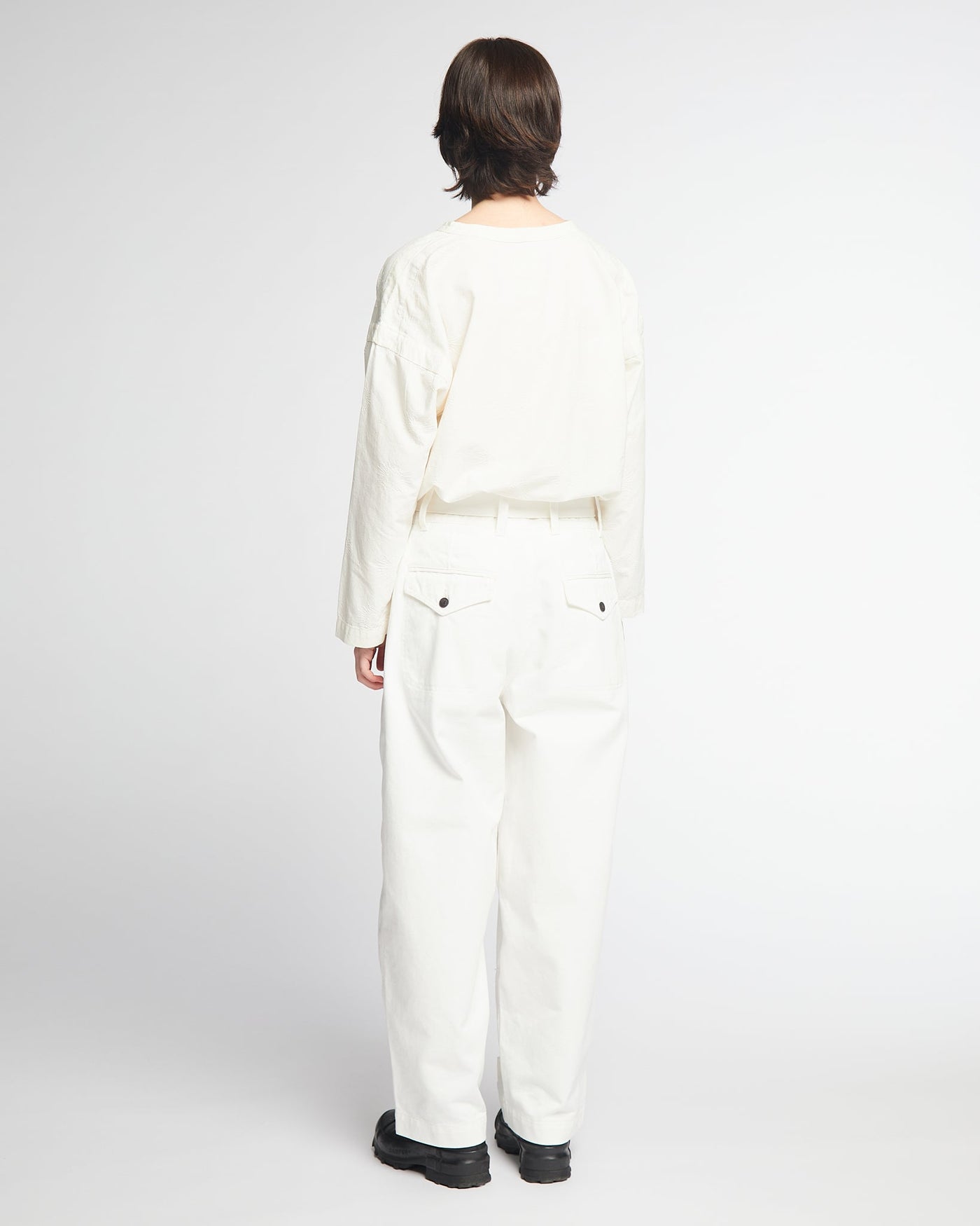 G.o.D Field Chino White Denim Milk