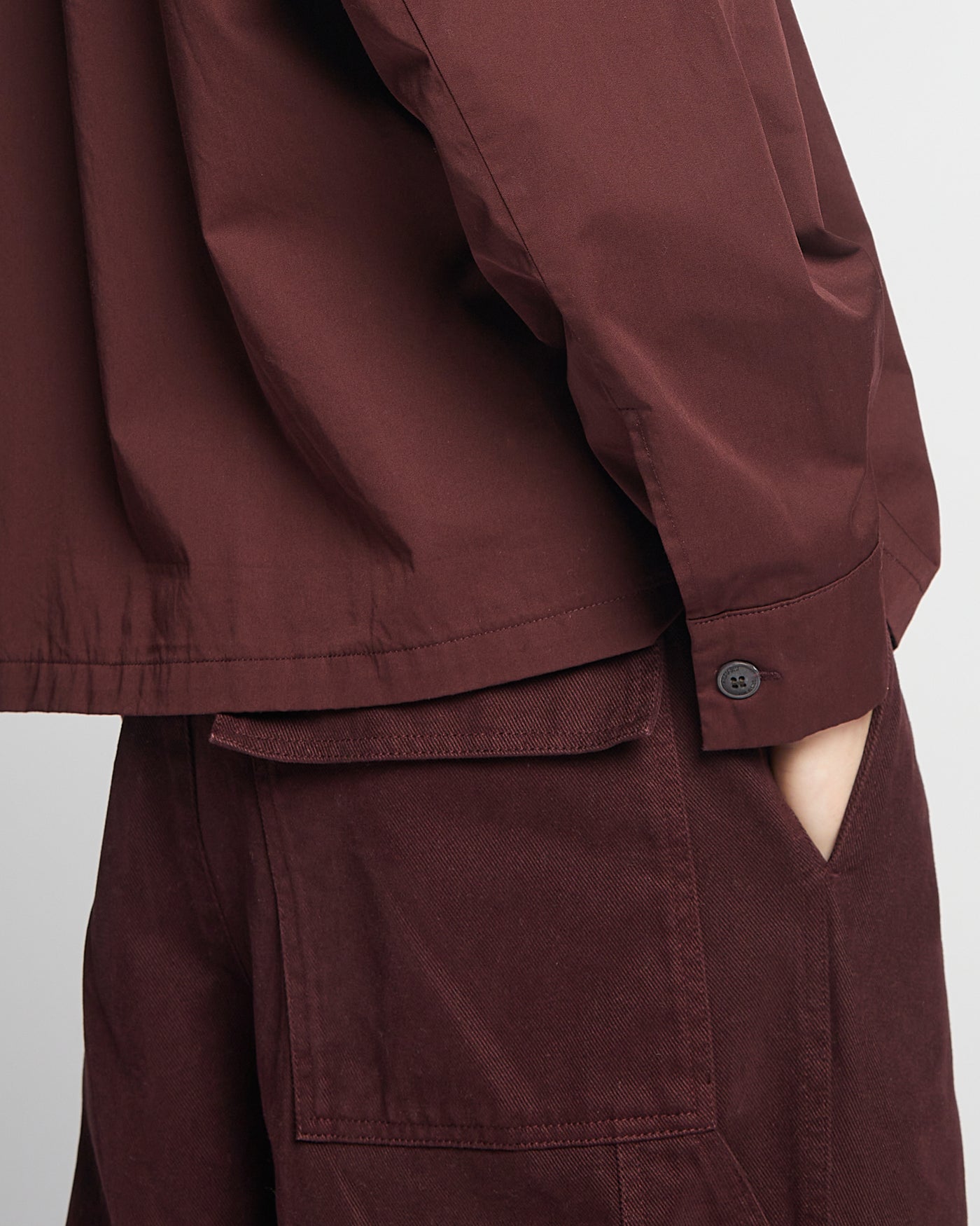 G.o.D British Worker Pants Brushed Twill Wine