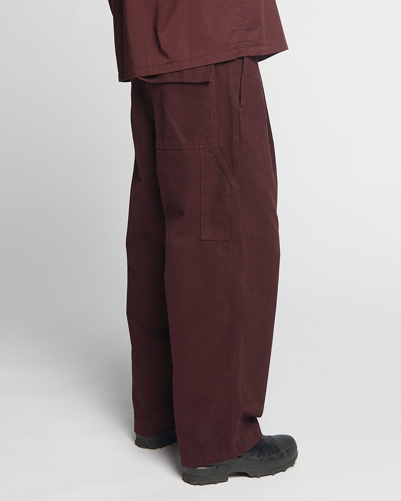 G.o.D British Worker Pants Brushed Twill Wine