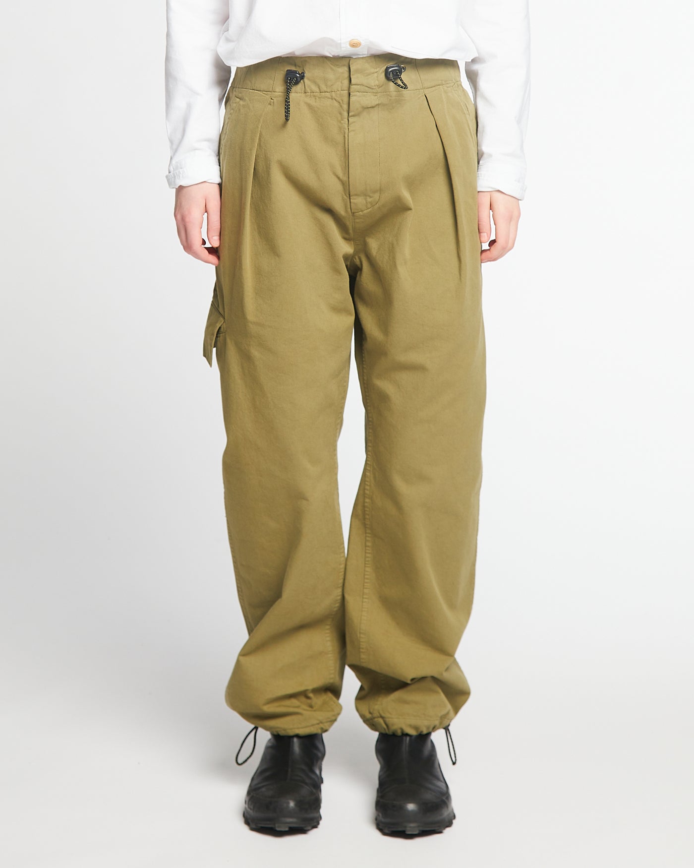 G.o.D Desert Pants Crispy Cotton Dusty Green