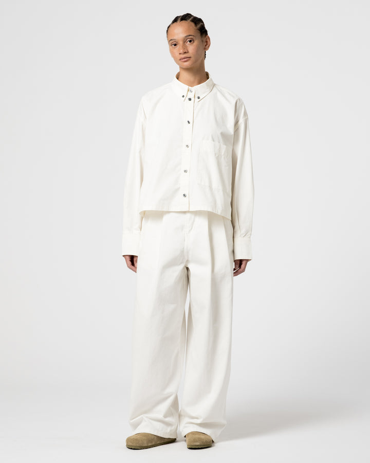 G.o.D Cubic Shirt Poplin White