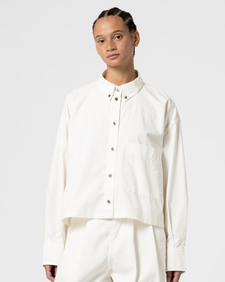 G.o.D Cubic Shirt Poplin White