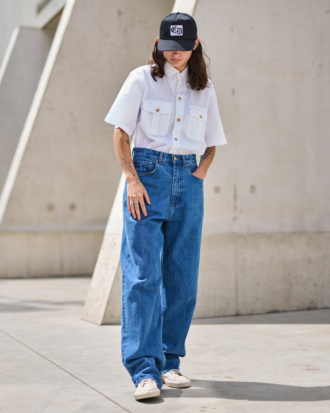G.o.D Zoe Nikko Denim Bleach