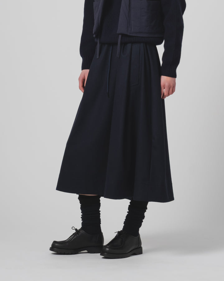 G.o.D Meadow Skirt Cashart Wool Inkt