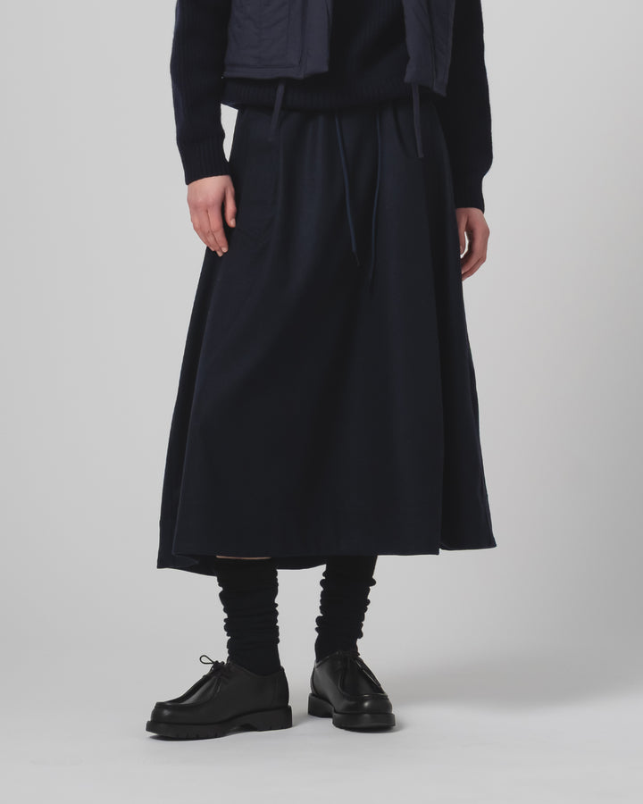 G.o.D Meadow Skirt Cashart Wool Inkt
