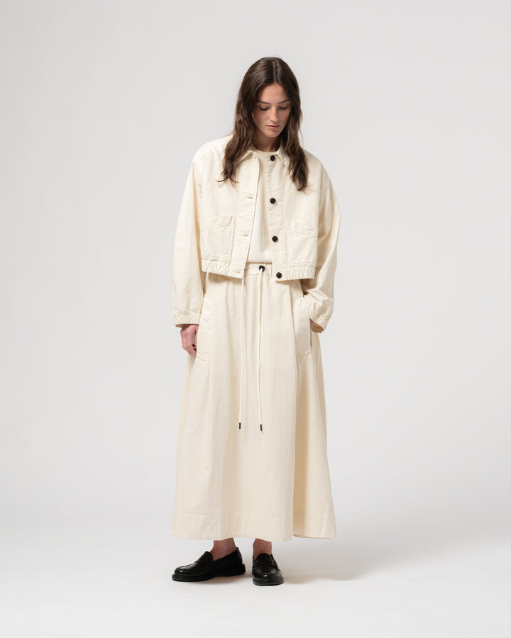 GoD メドウスカート コットンリネン ウィート