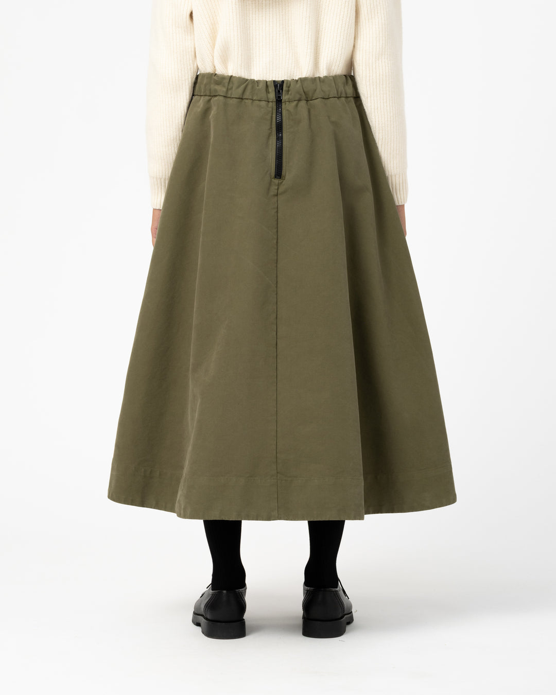 G.o.D Meadow Skirt Nebraska Cotton Avocado