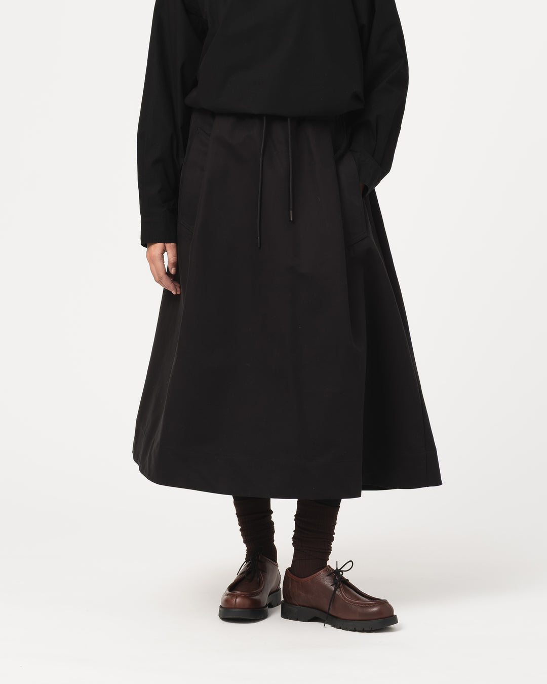 G.o.D Meadow Skirt Nebraska Cotton Black