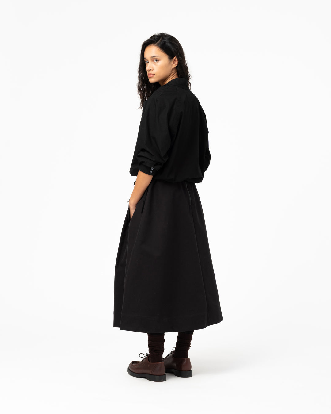 G.o.D Meadow Skirt Nebraska Cotton Black