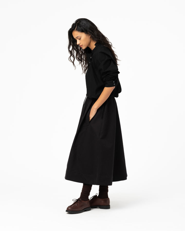 G.o.D Meadow Skirt Nebraska Cotton Black