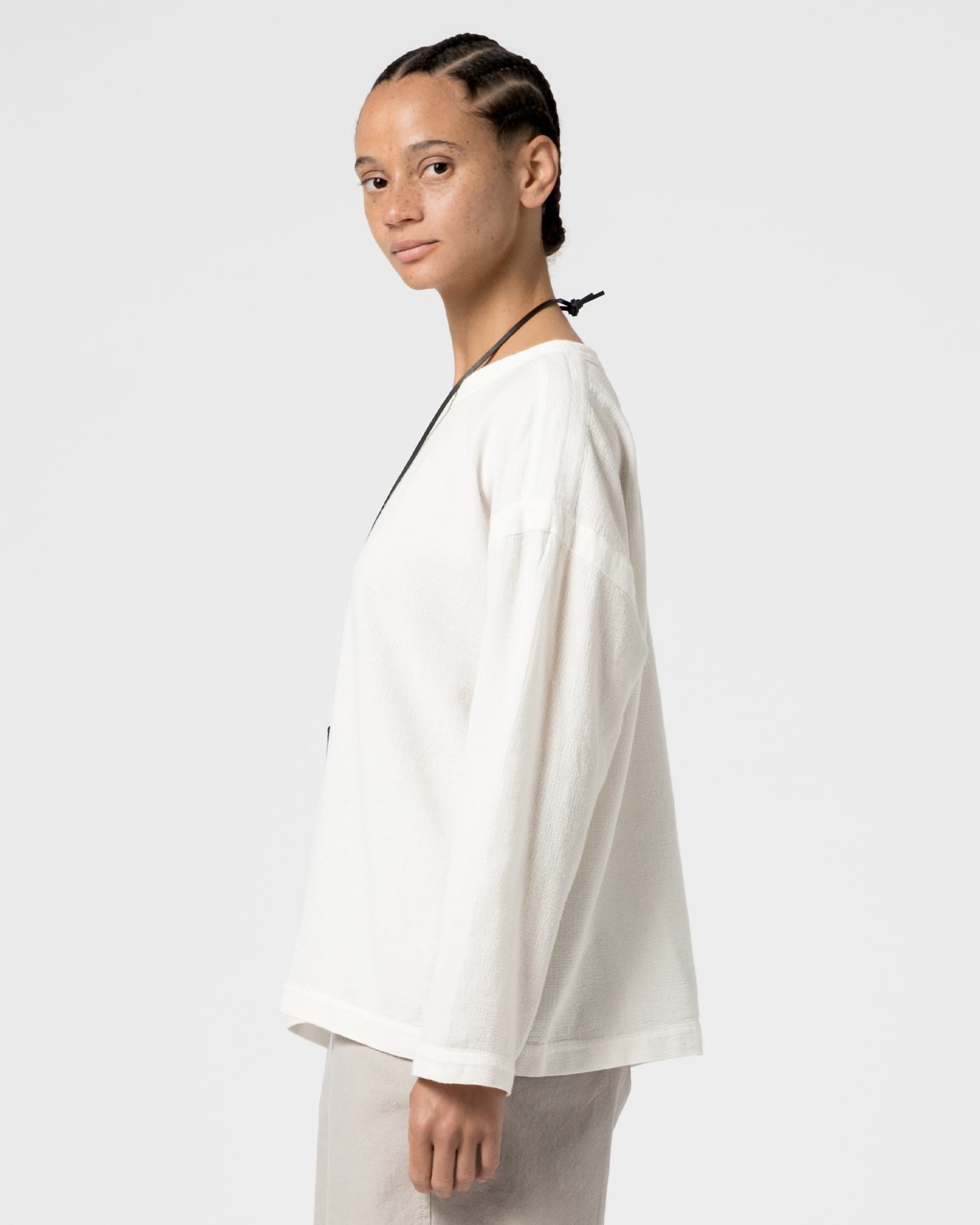 G.o.D Gardener Smock Gazebo Cotton Milk