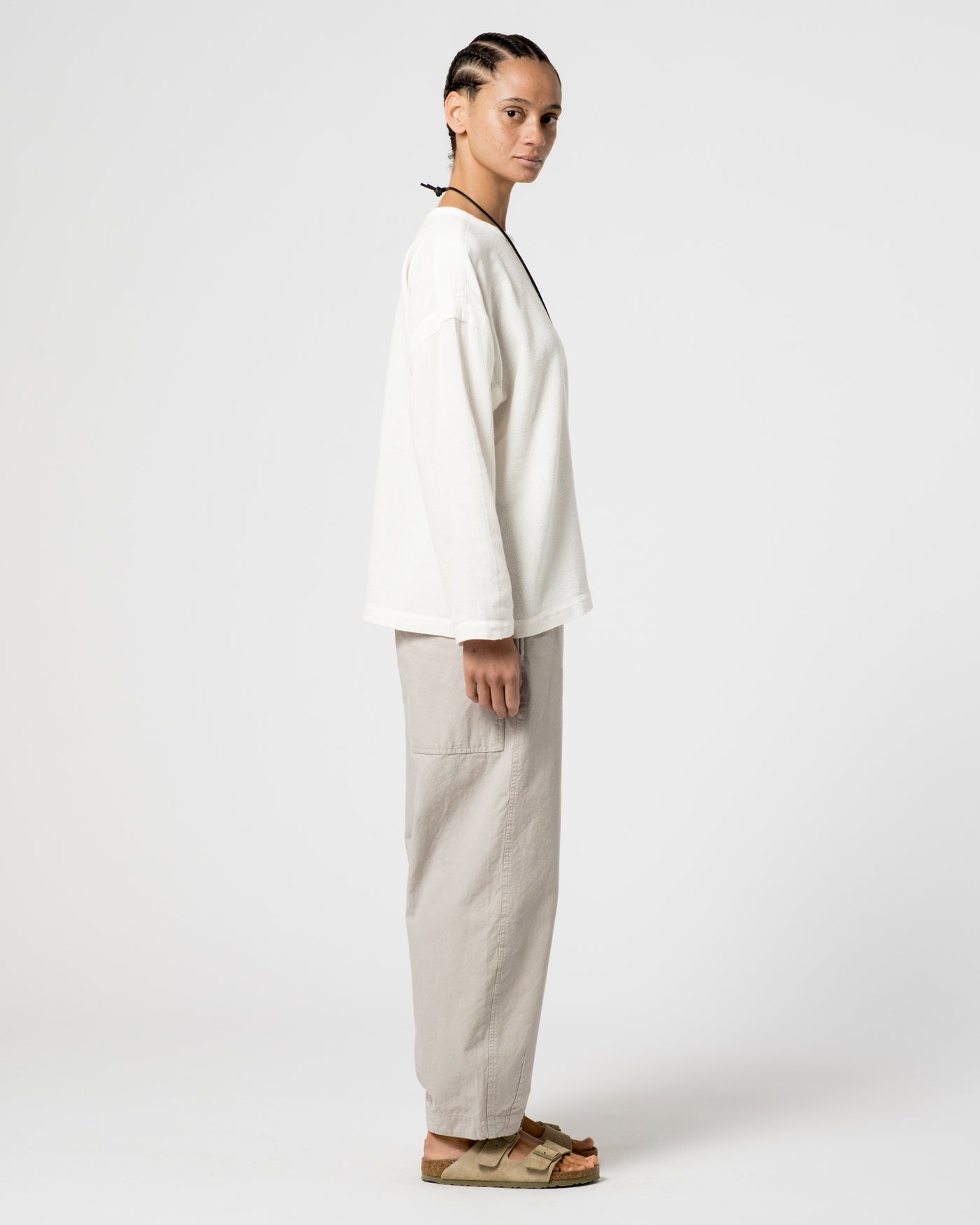 G.o.D Gardener Smock Gazebo Cotton Milk