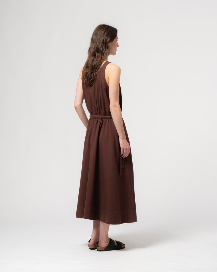 G.o.D Apron Dress Faro Cotton Henna