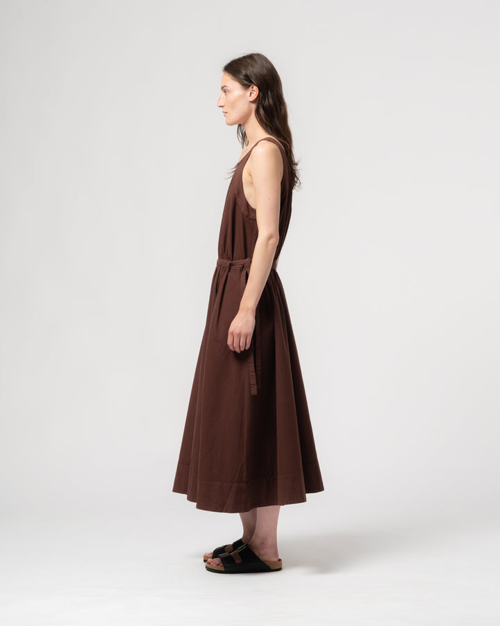 G.o.D Apron Dress Faro Cotton Henna