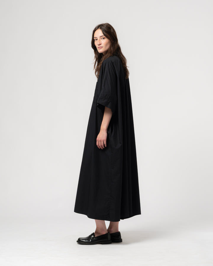 G.o.D Shirt Dress Light Popeline Black