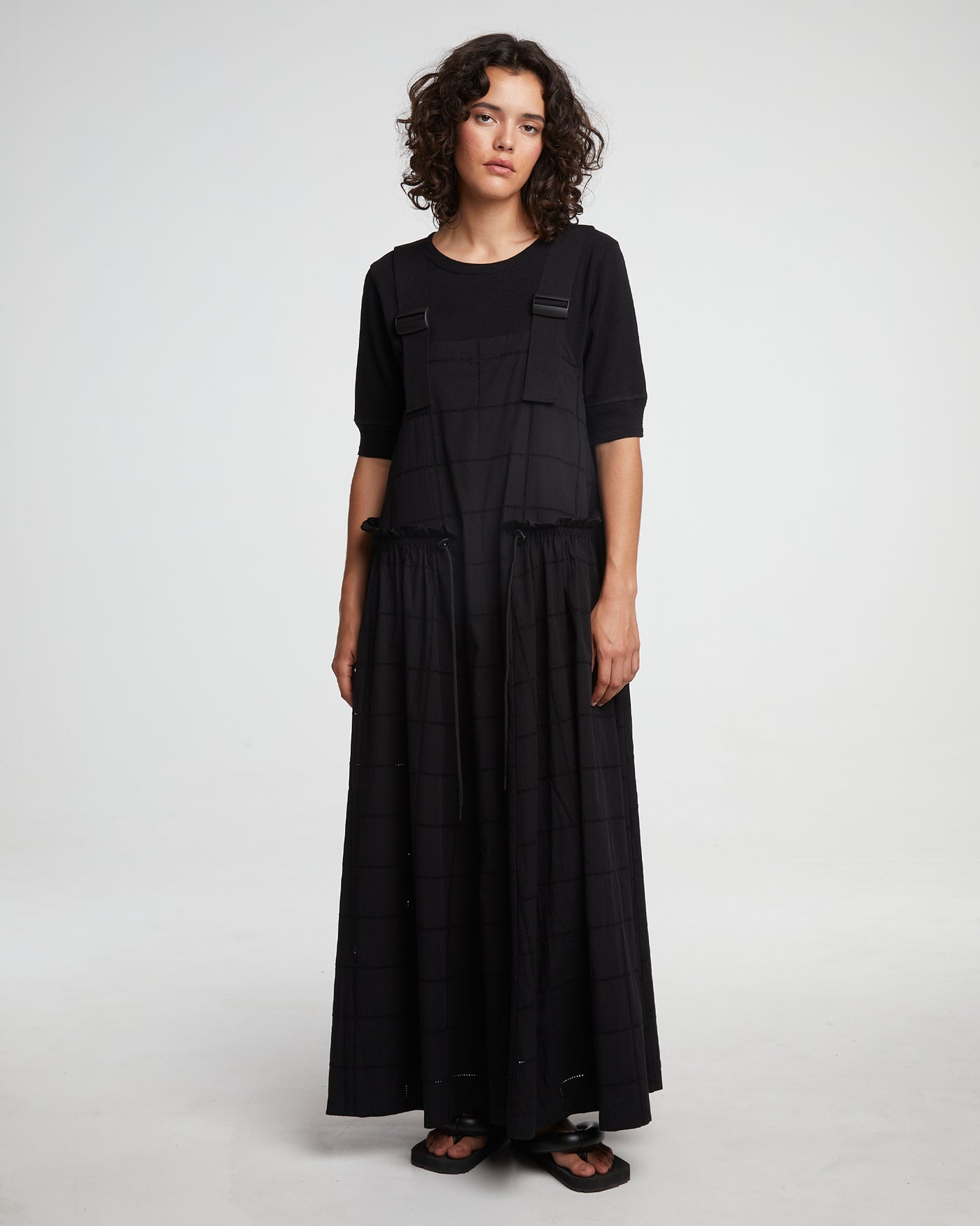 G.o.D Sun Dress Idra Cotton Black