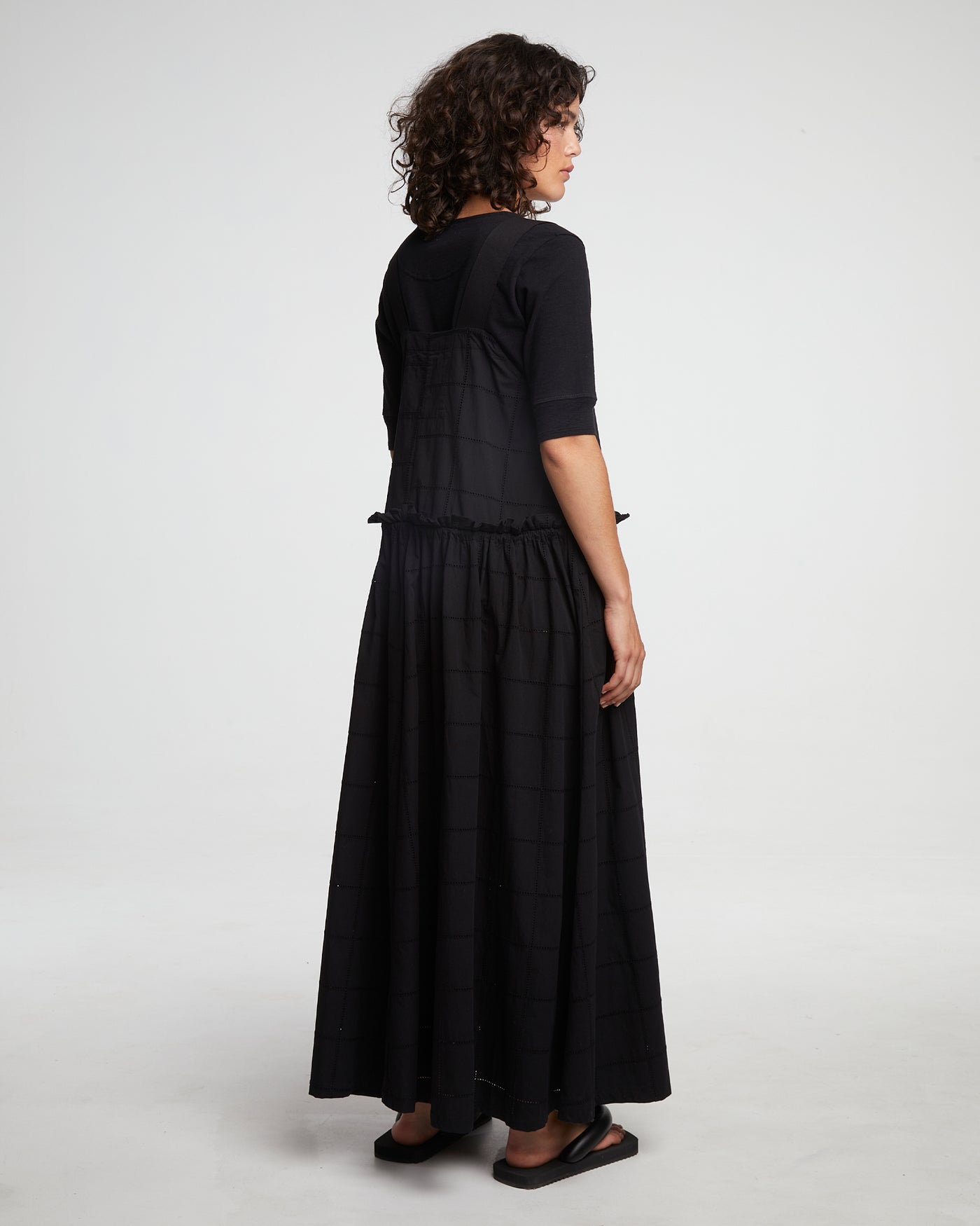 G.o.D Sun Dress Idra Cotton Black