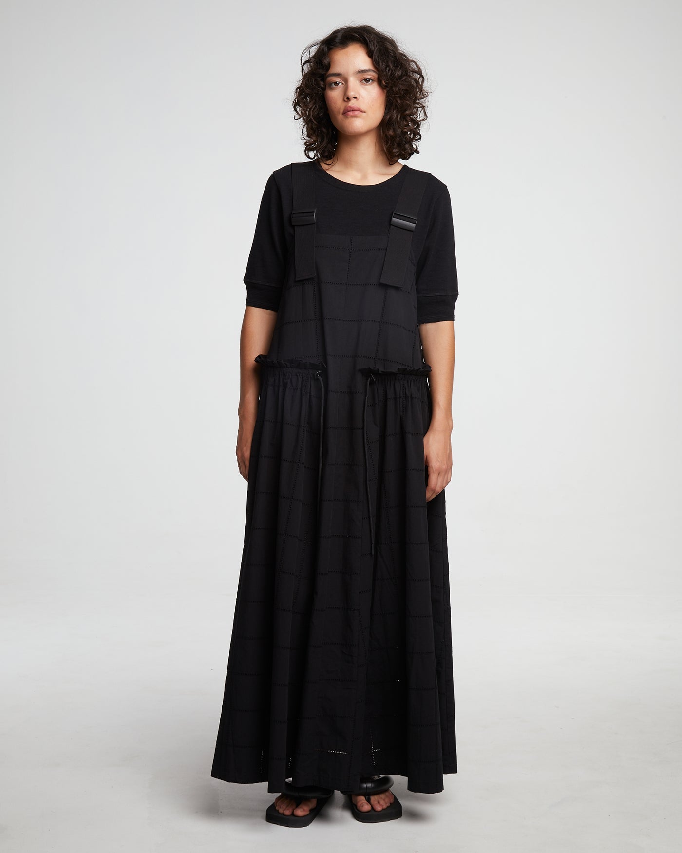 G.o.D Sun Dress Idra Cotton Black