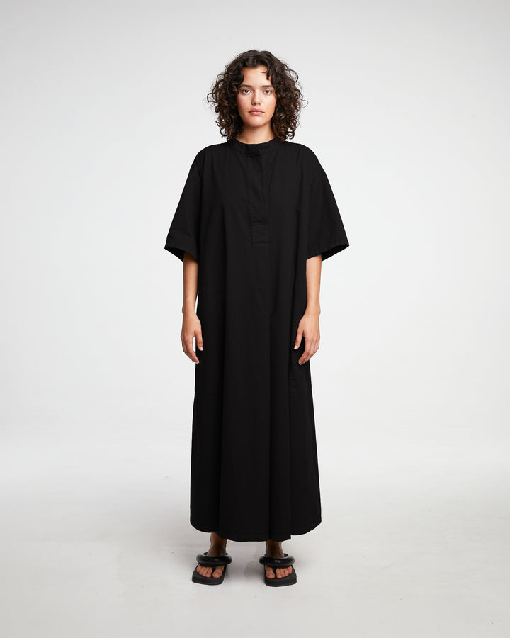 G.o.D Gardian Dress Seersucker Black