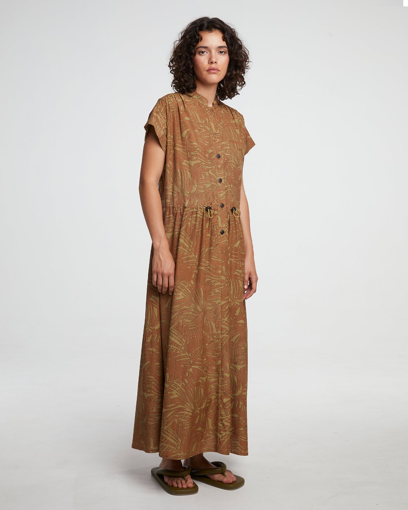 G.o.D Service Dress Bamboo Rayon Amber