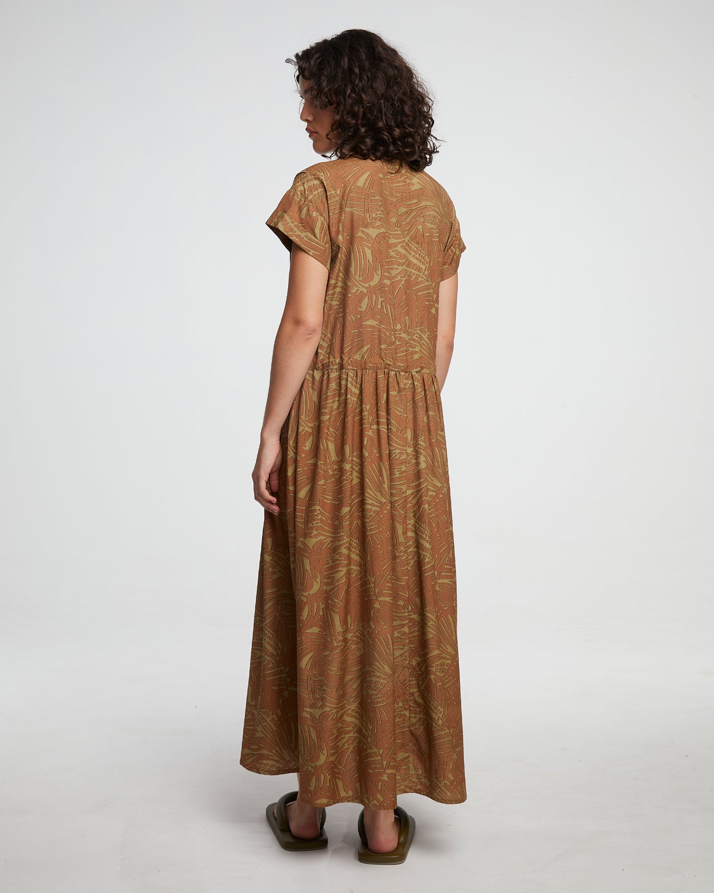 G.o.D Service Dress Bamboo Rayon Amber