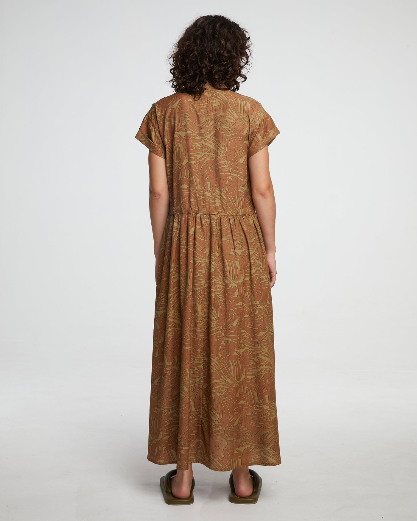 G.o.D Service Dress Bamboo Rayon Amber