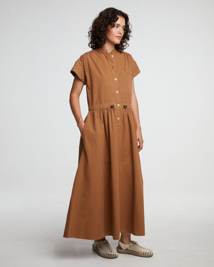 G.o.D Service Dress Light Cotton Drill Caramel