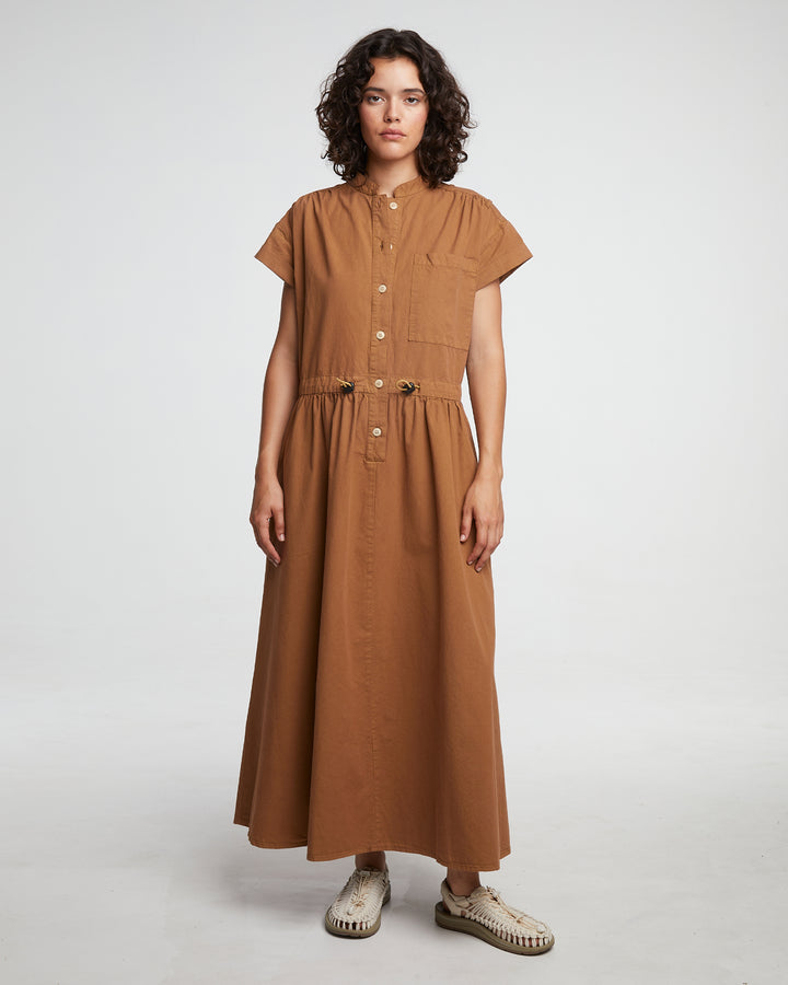 G.o.D Service Dress Light Cotton Drill Caramel