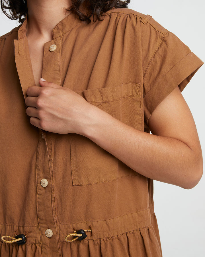 G.o.D Service Dress Light Cotton Drill Caramel