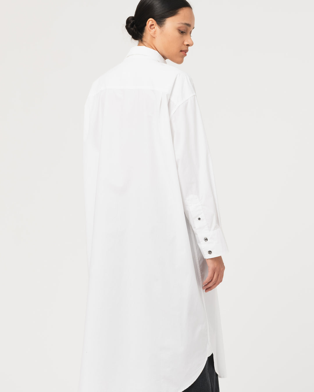 G.o.D Imperial Shirt Peach Poplin White