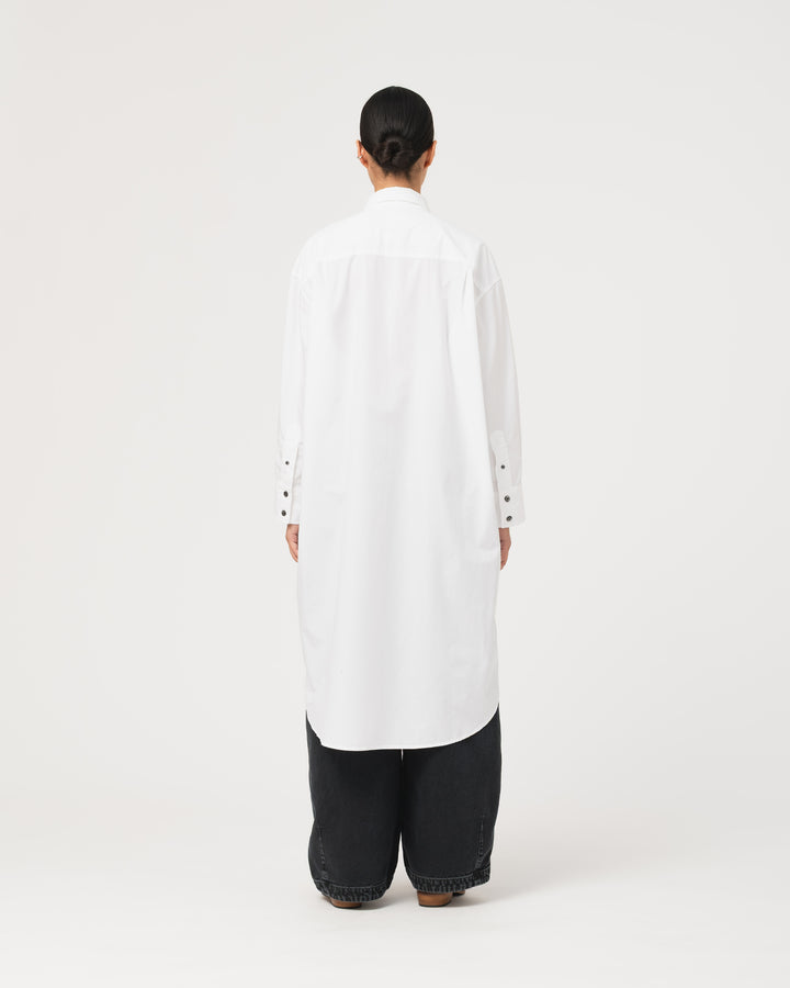G.o.D Imperial Shirt Peach Poplin White