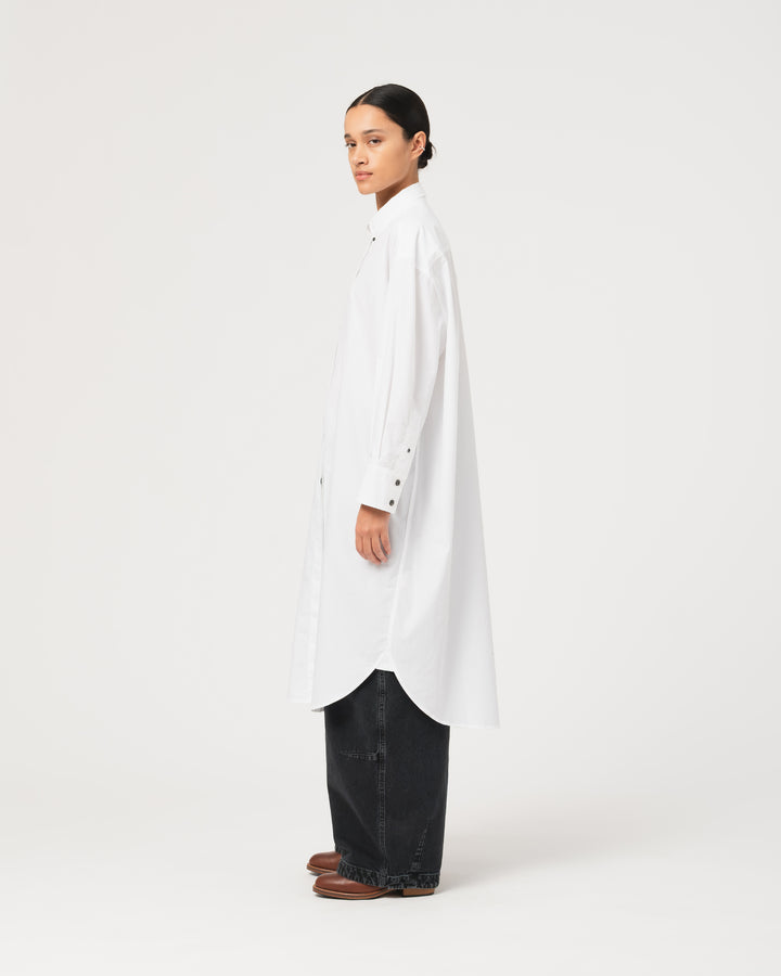 G.o.D Imperial Shirt Peach Poplin White