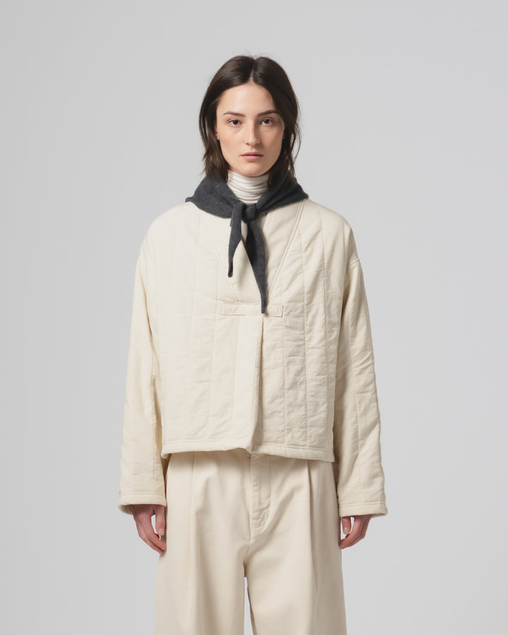 GoD Toku スウェーター キルティング コットン エクリュ