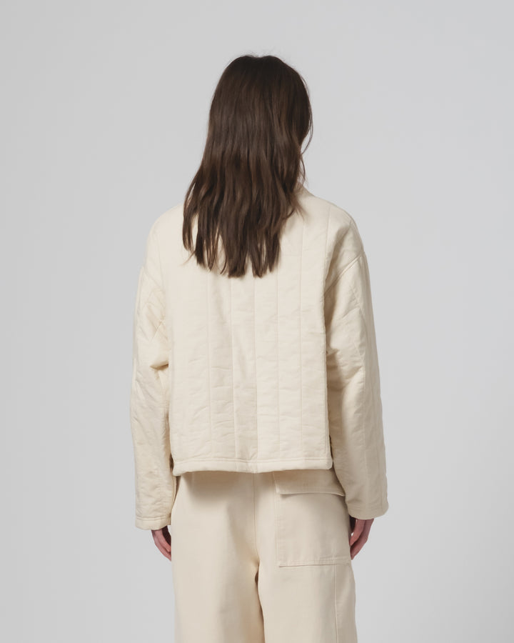 GoD Toku スウェーター キルティング コットン エクリュ