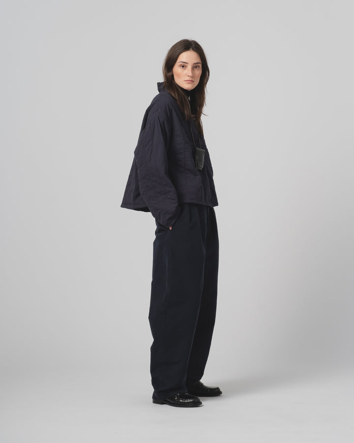 G.o.D Toku Sweater Quilted Cotton Inkt