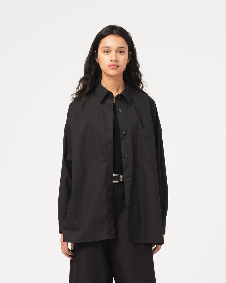 G.o.D Supernova Shirt Silky Poplin Black
