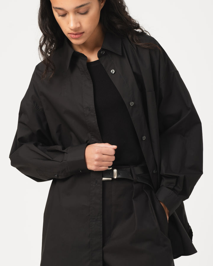 G.o.D Supernova Shirt Silky Poplin Black